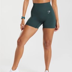 Dark Green Gymshark Shorts